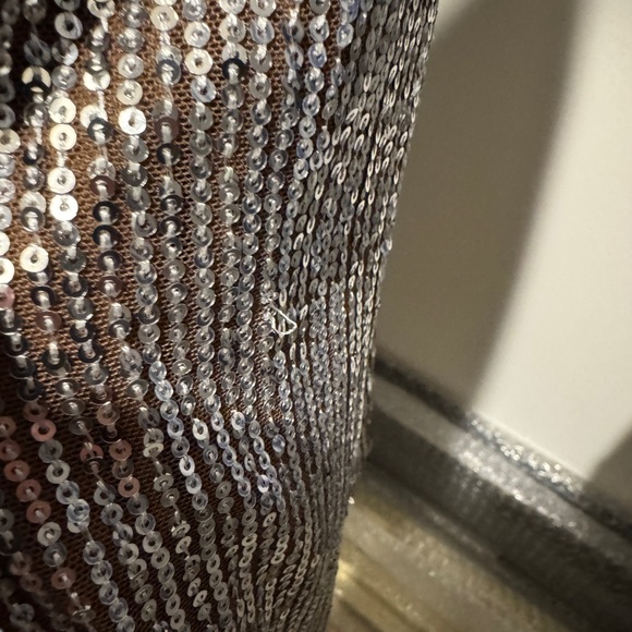 Silver Sequin Jacket Maeve x Anthropologie - Picture 5 of 5